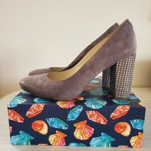 High heels by Anne Klien with Sequin heels
